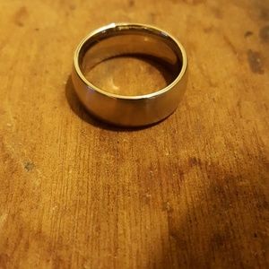 Silver wedding band